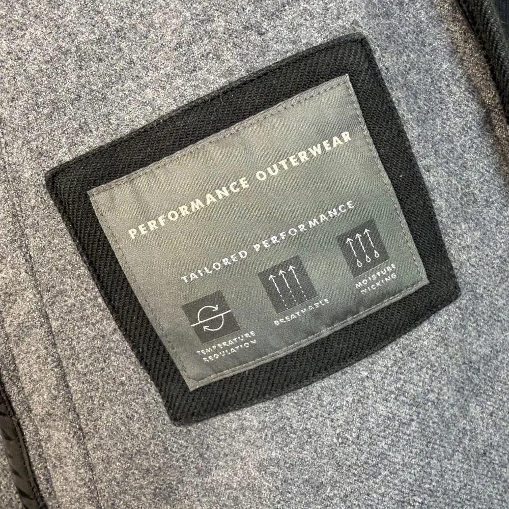 Banana Republic Jacket Mens Large Black Performance Outerwear Full‎ Zip Bomber